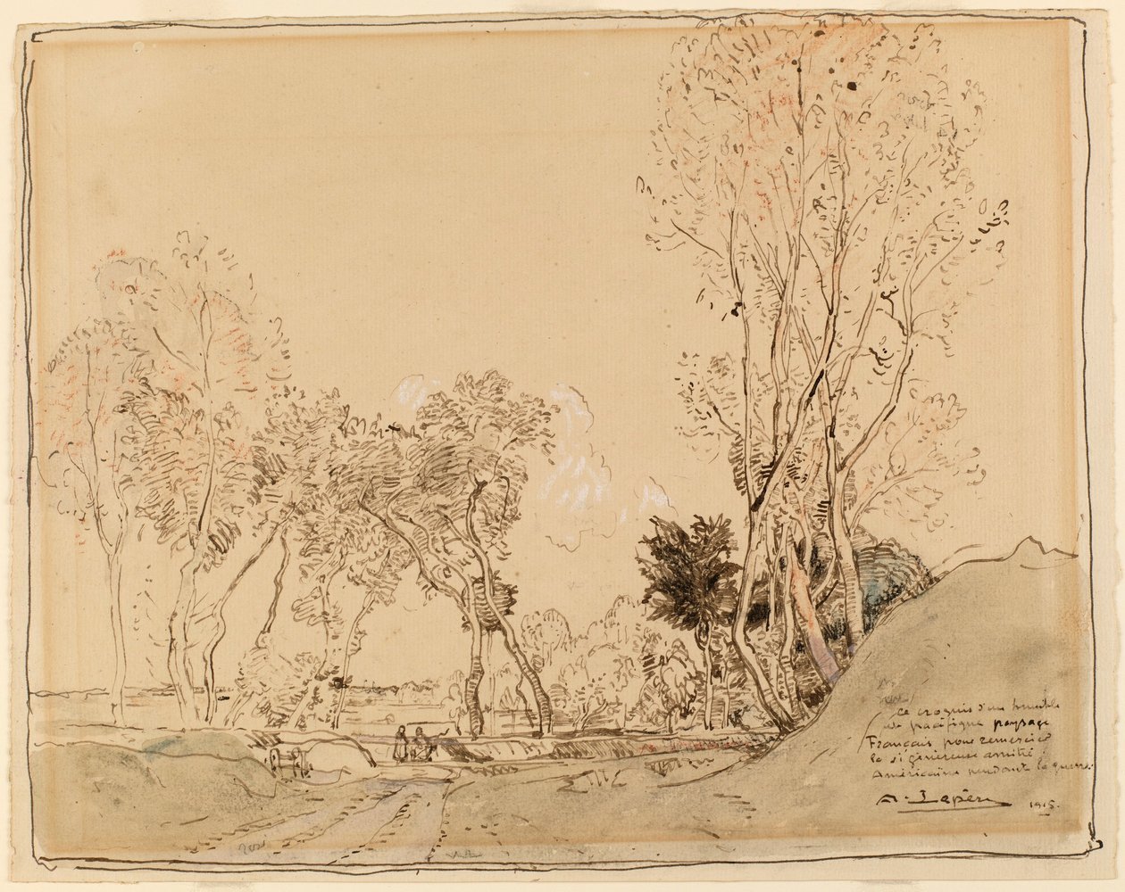 Tájkép alkotó: Auguste Louis Lepère