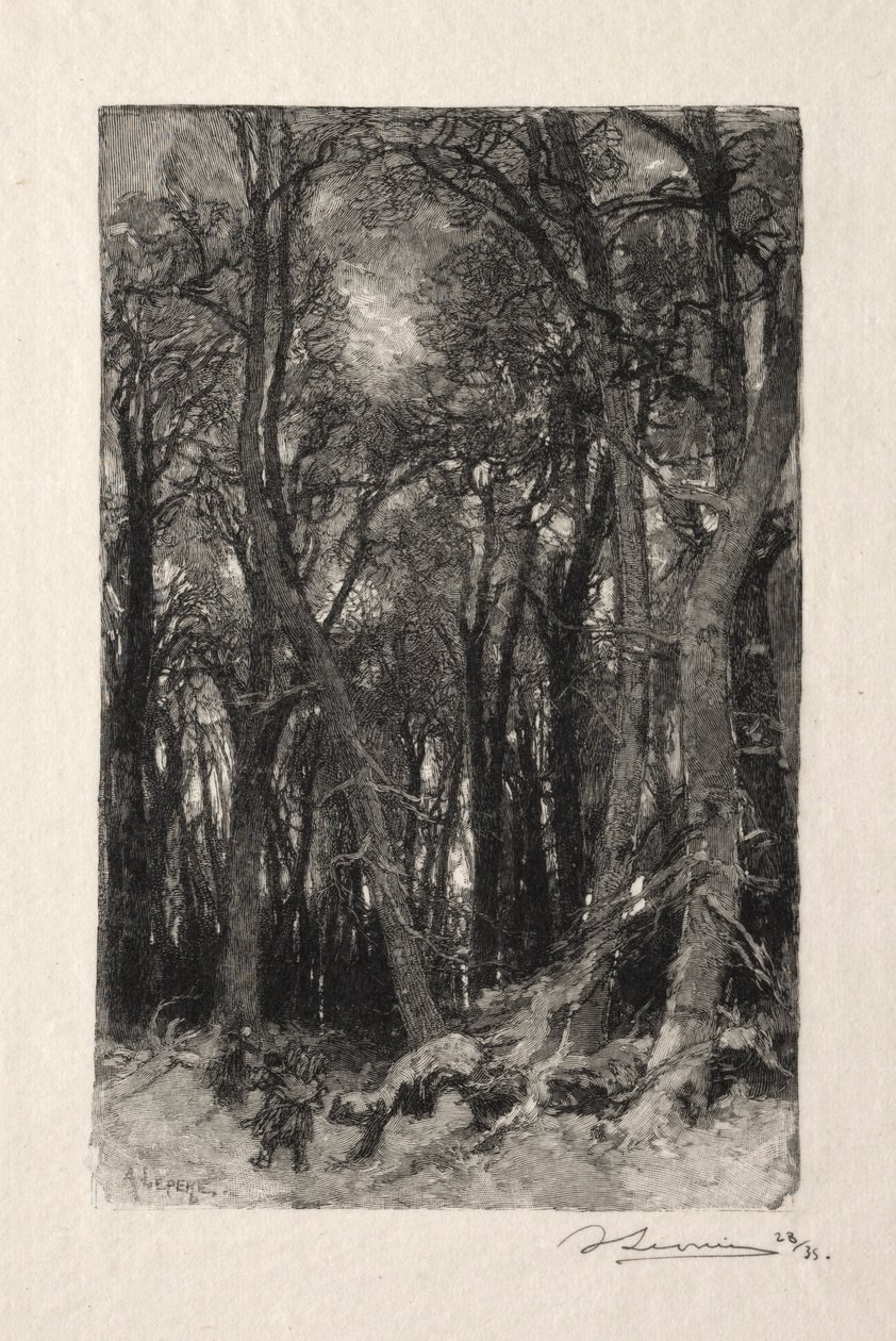 Le Bas-Breau alkotó: Auguste Louis Lepère
