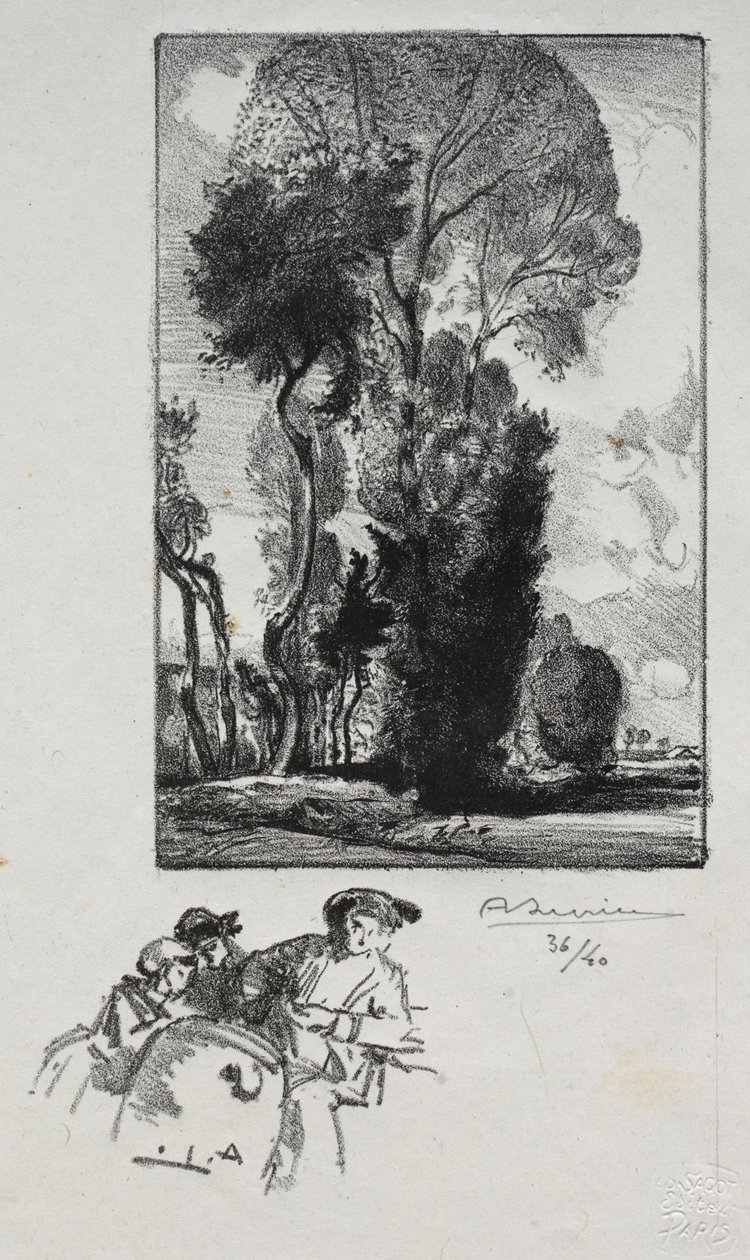 A Bocage alkotó: Auguste Louis Lepère