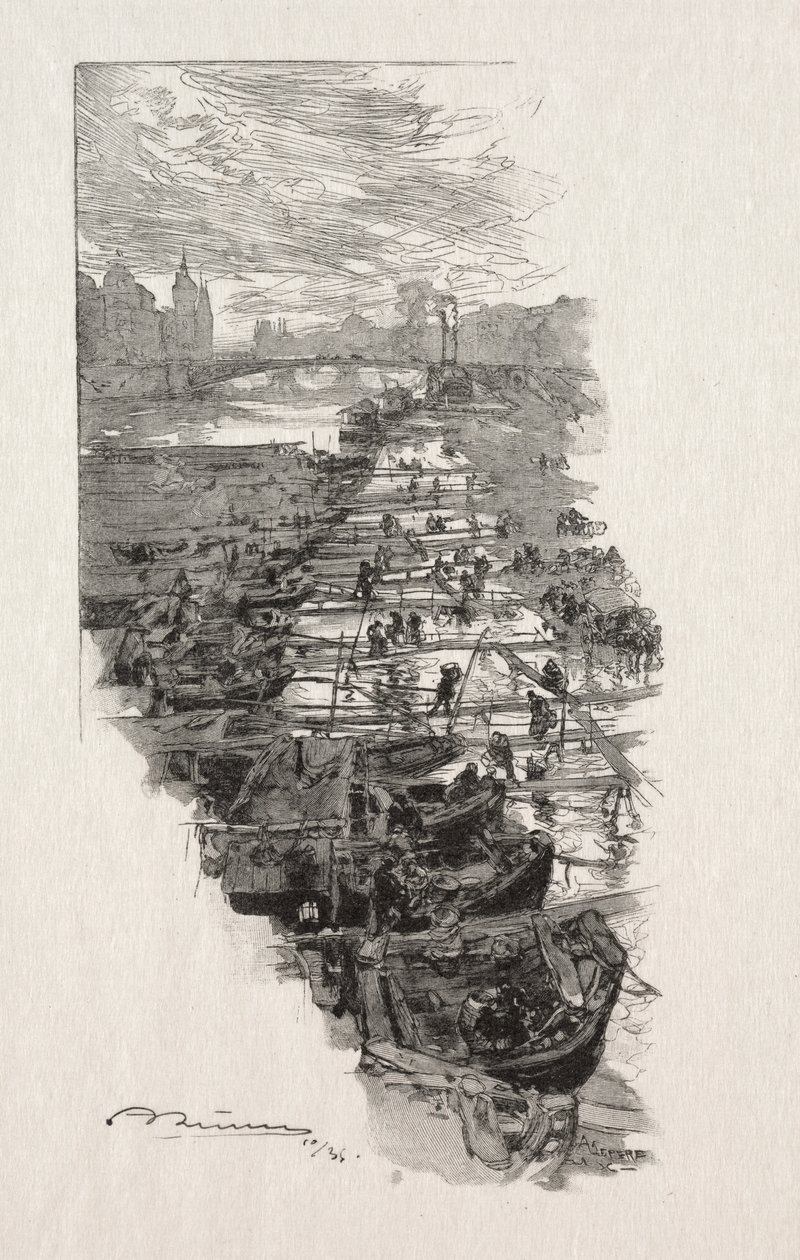 Az Apple Market alkotó: Auguste Louis Lepère