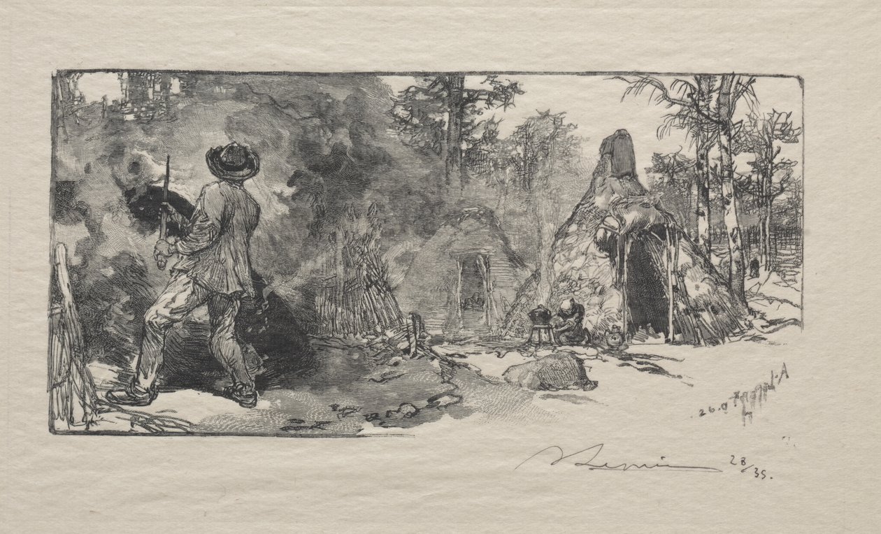 A Charbonnierek alkotó: Auguste Louis Lepère