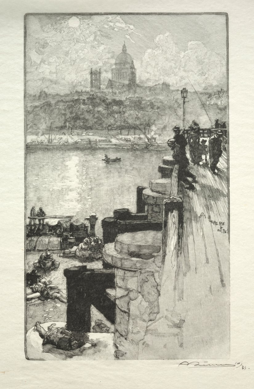 Montagne Ste. Genevieve alkotó: Auguste Louis Lepère