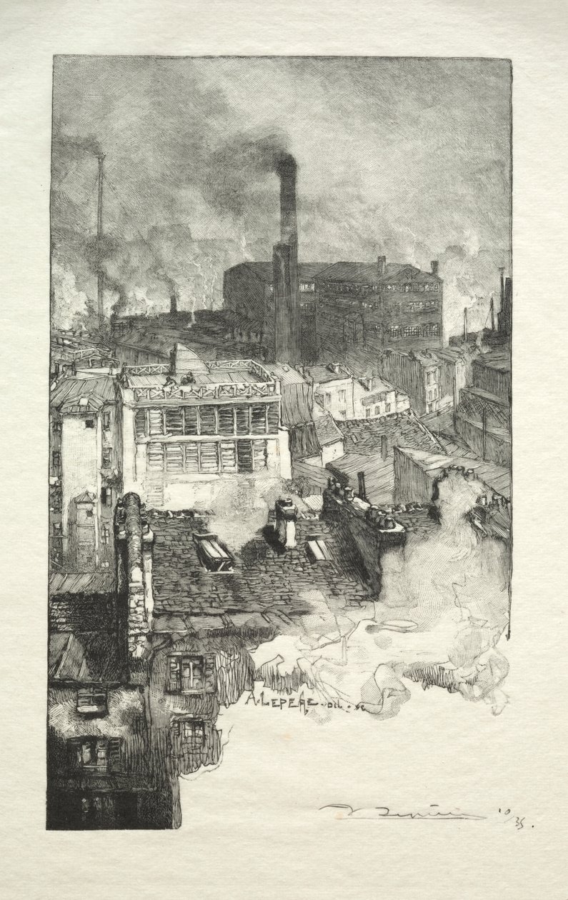 Gobelinek kerület alkotó: Auguste Louis Lepère