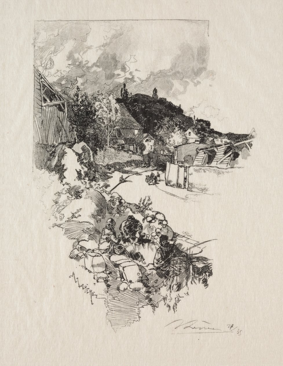Út Versailles-ba alkotó: Auguste Louis Lepère