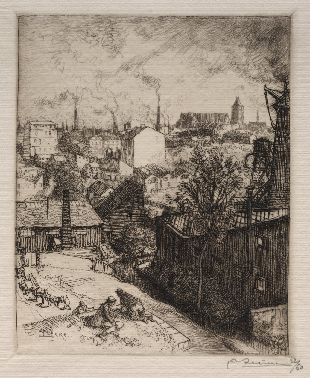Emlékezés Szent Dénesre alkotó: Auguste Louis Lepère