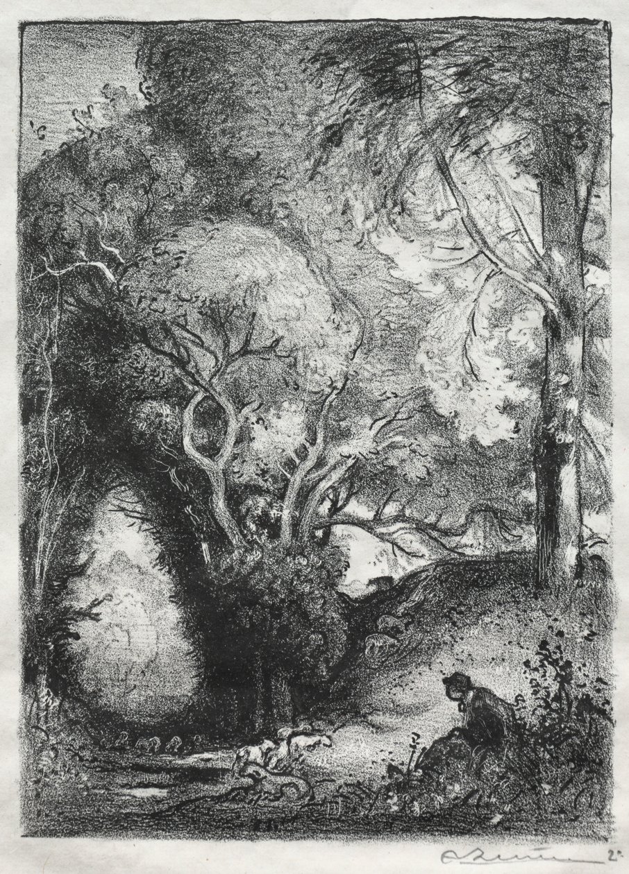 A szakadék júniusban alkotó: Auguste Louis Lepère