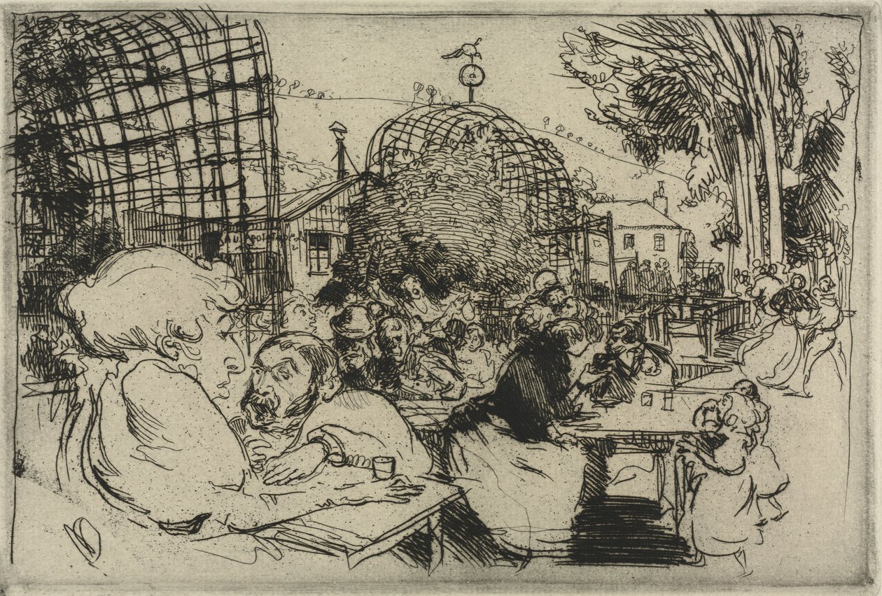 A két púpos, 1893. alkotó: Auguste Louis Lepère