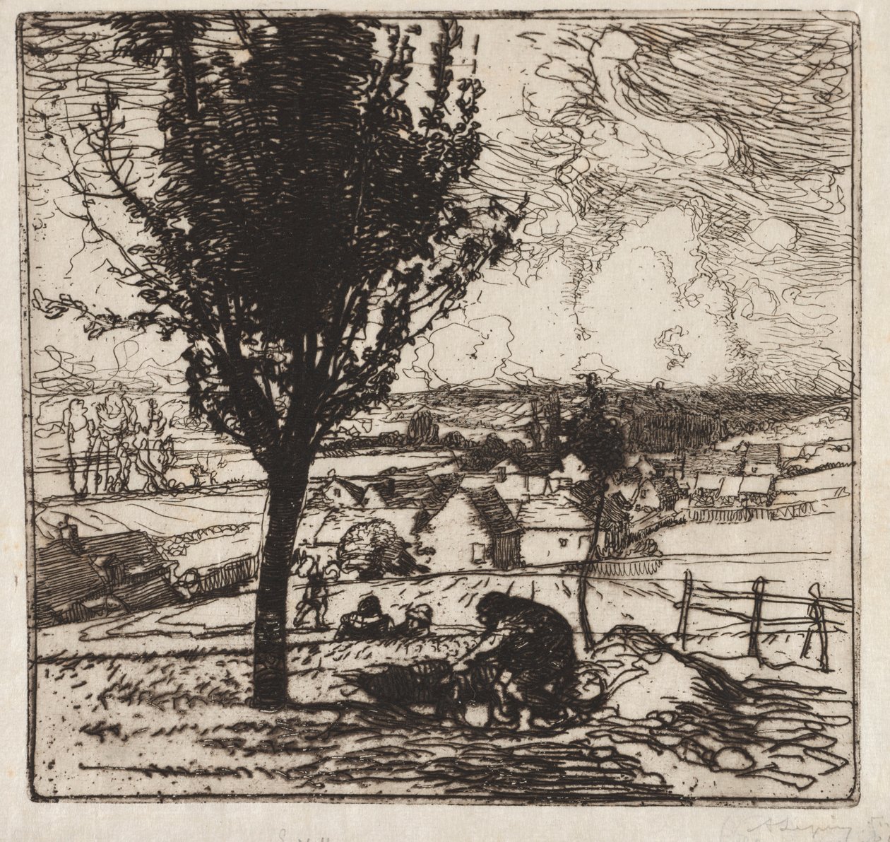 Jouy-le-Moutier kívánságai alkotó: Auguste Louis Lepère