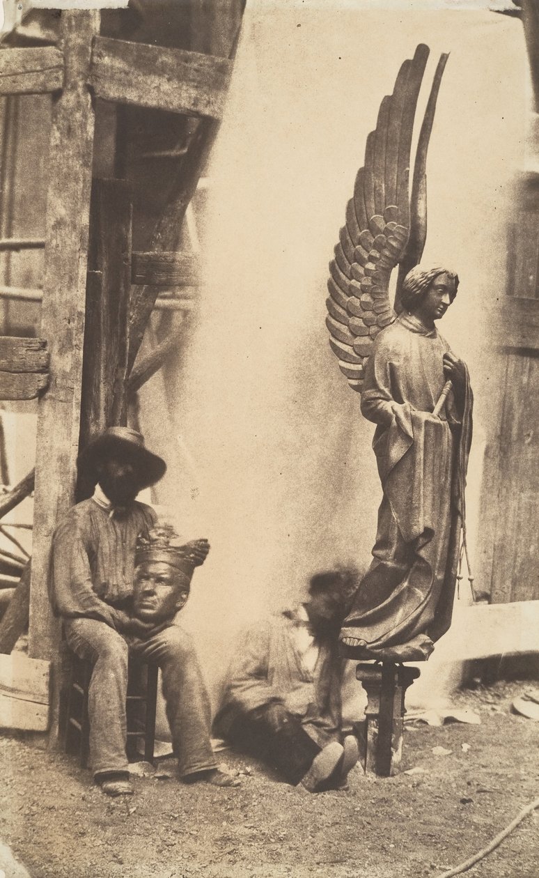 [A szenvedély angyala, Sainte-Chapelle, Párizs], 1853-1854. alkotó: Auguste Mestral