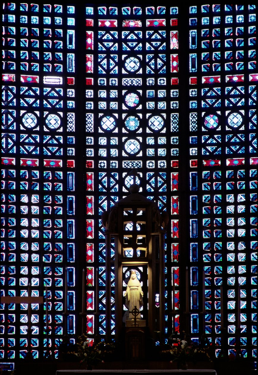Art Deco fal (ólomüveg) alkotó: Auguste Perret