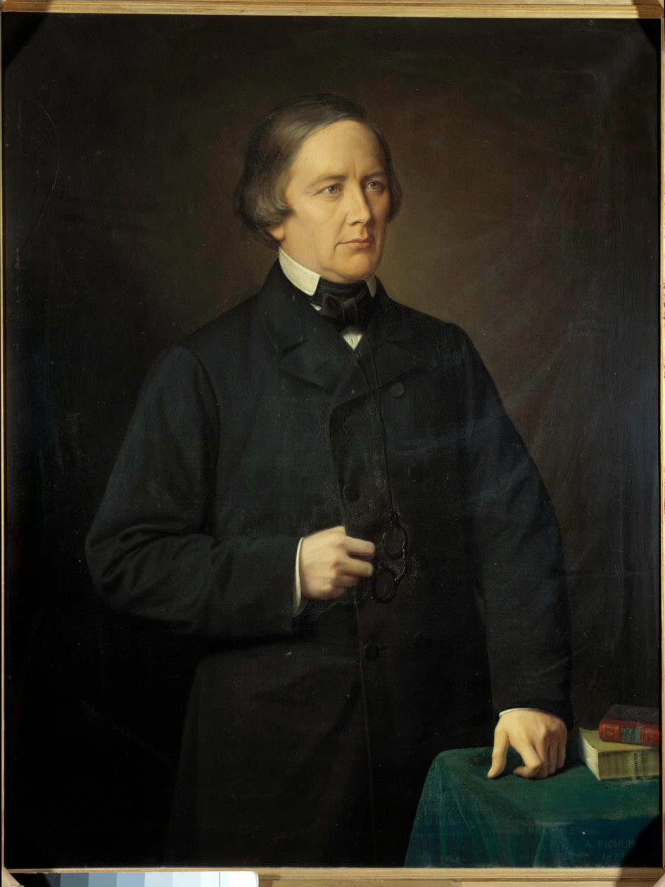 Charles Forbes, Montalembert grófja (1810-1870) újságíró és politikus portréja Auguste Pichon (1805-1900) festménye. 1879. alkotó: Auguste Pichon