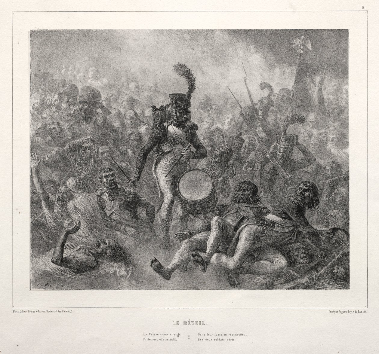 Az 1832-es album: Ébredés alkotó: Auguste Raffet