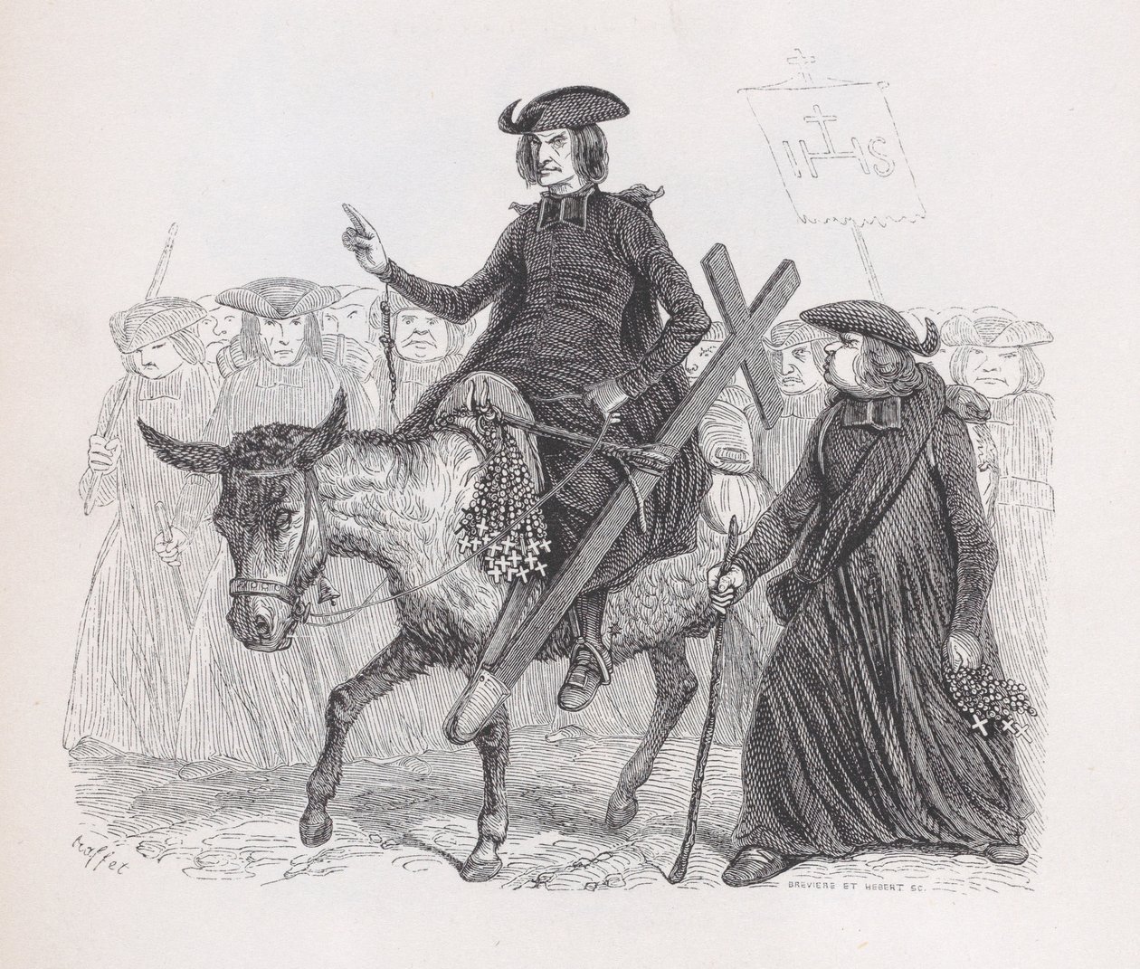 A misszionáriusok Béranger teljes műveiből, 1836. alkotó: Auguste Raffet