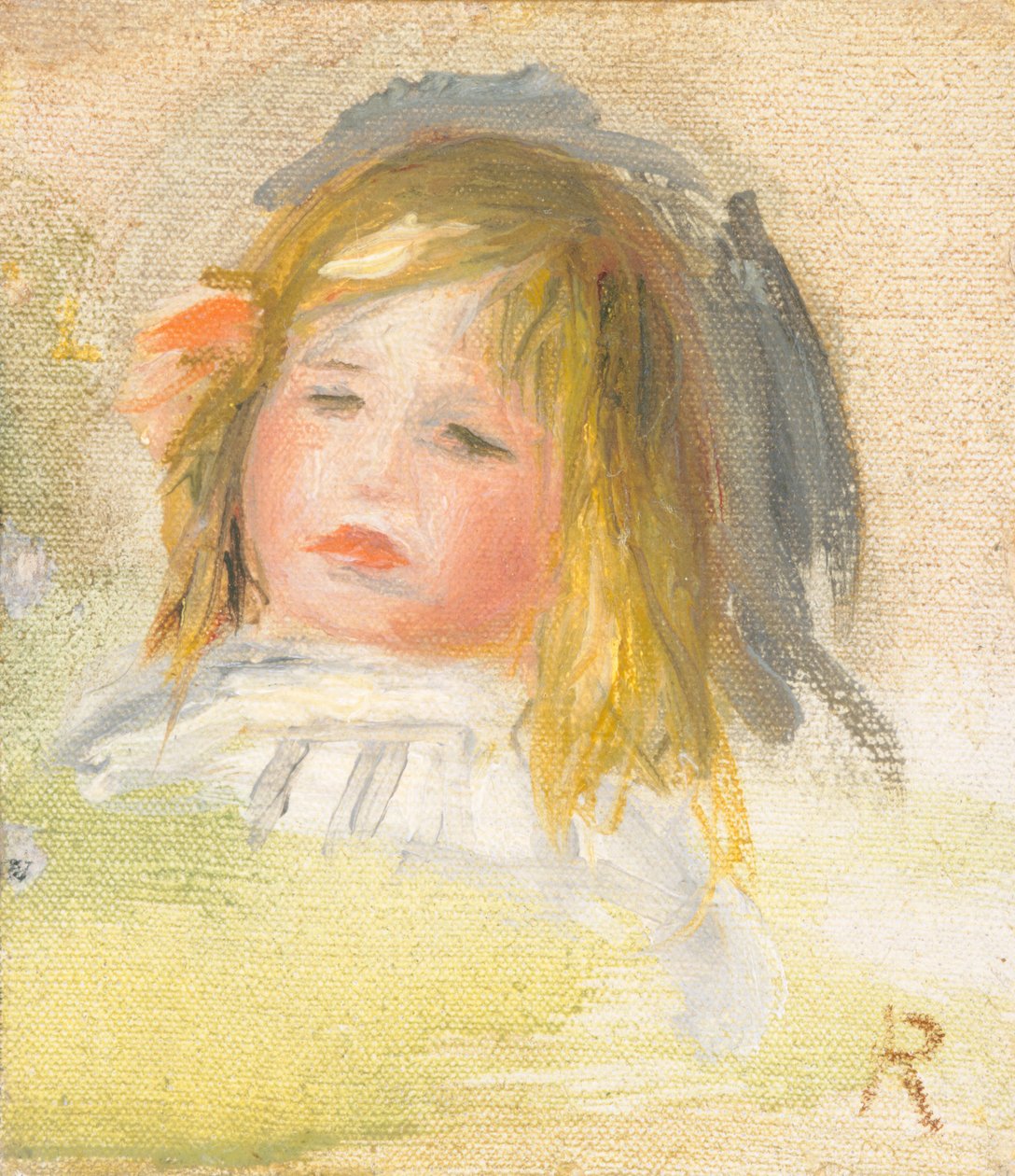 Szőke hajú gyermek alkotó: Auguste Renoir