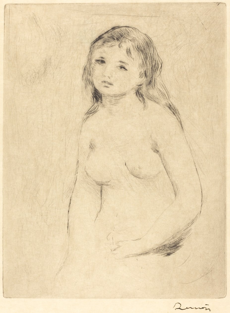 Tanulmány fürdőzőnek alkotó: Auguste Renoir