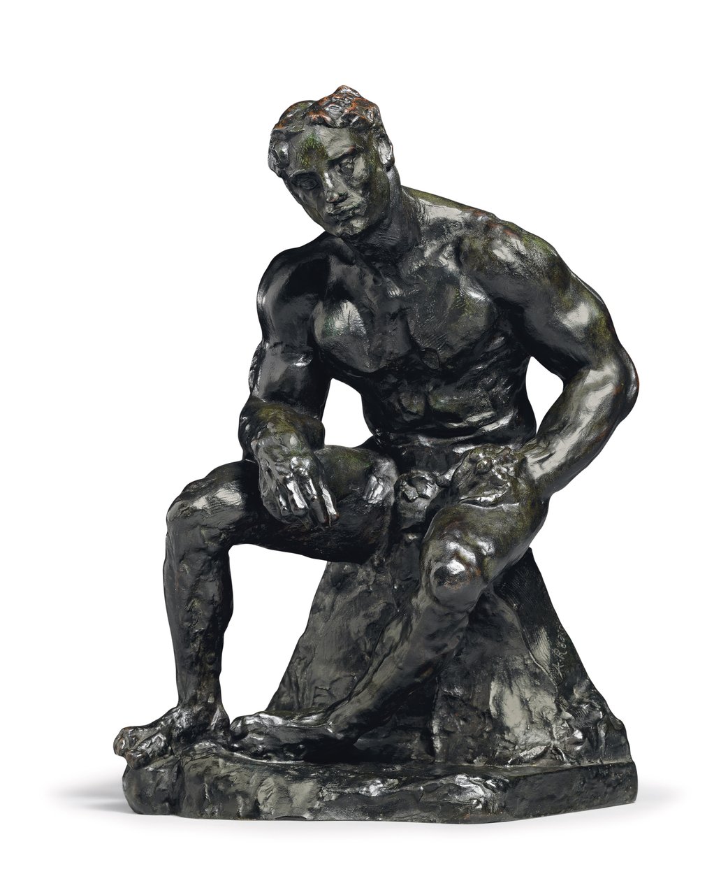 amerikai sportoló; Athlete Americain, 1901; c. 1927-1935 alkotó: Auguste Rodin