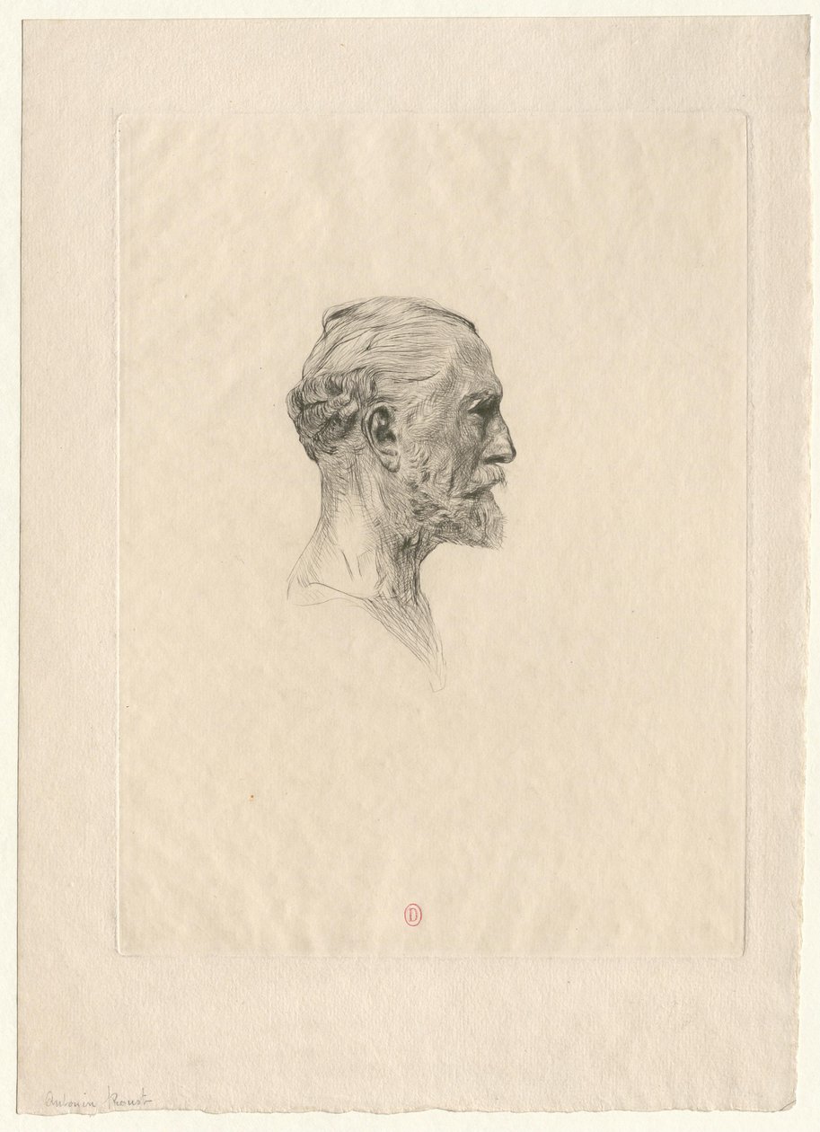 [Antonin Proust] alkotó: Auguste Rodin