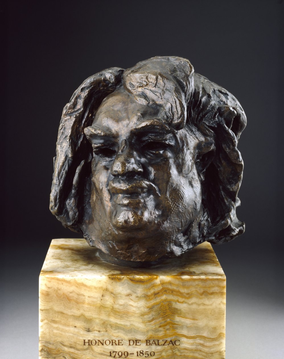 Balzac, Fej az utolsó tanulmány előtt (bronz) alkotó: Auguste Rodin
