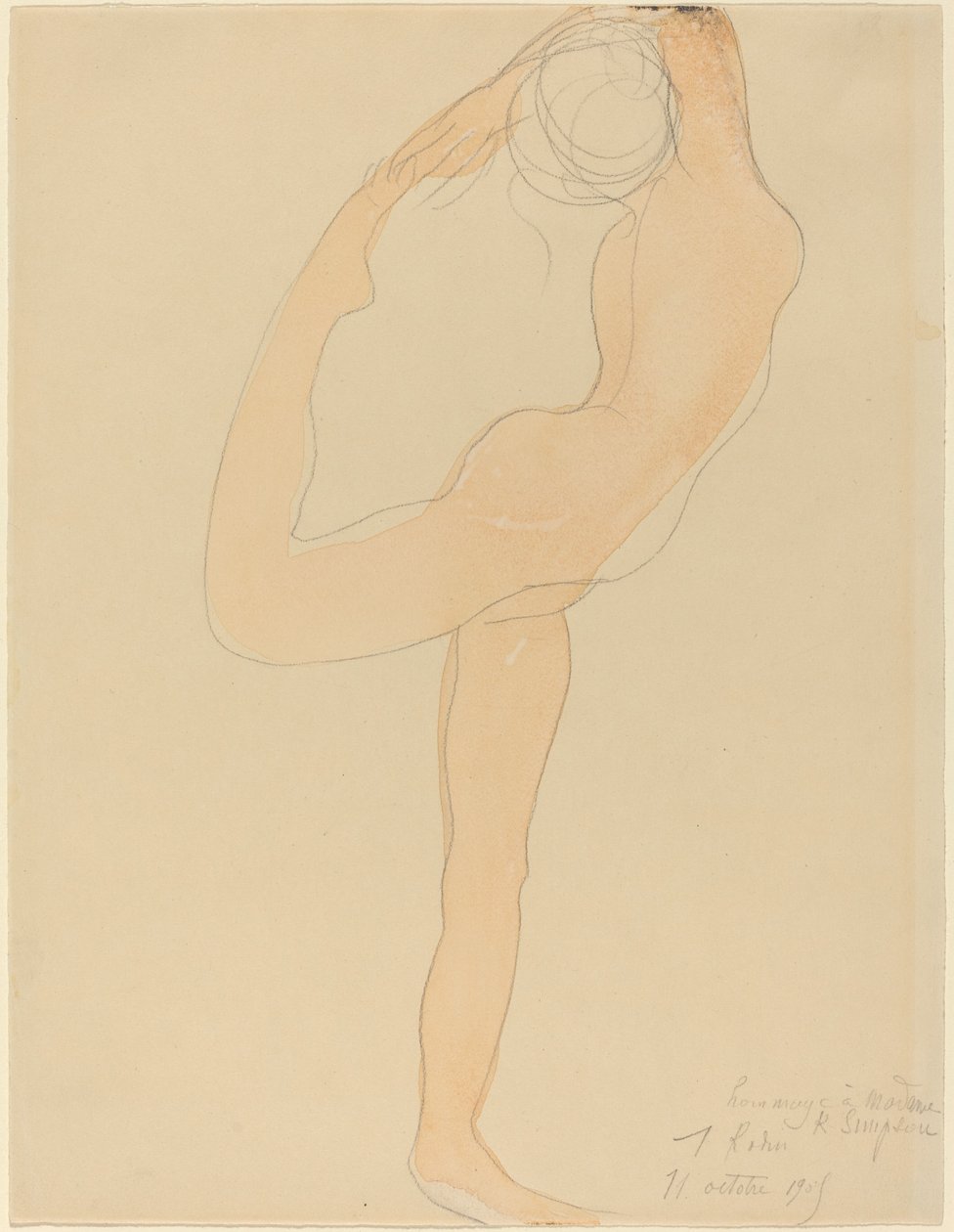 Táncoló figura alkotó: Auguste Rodin