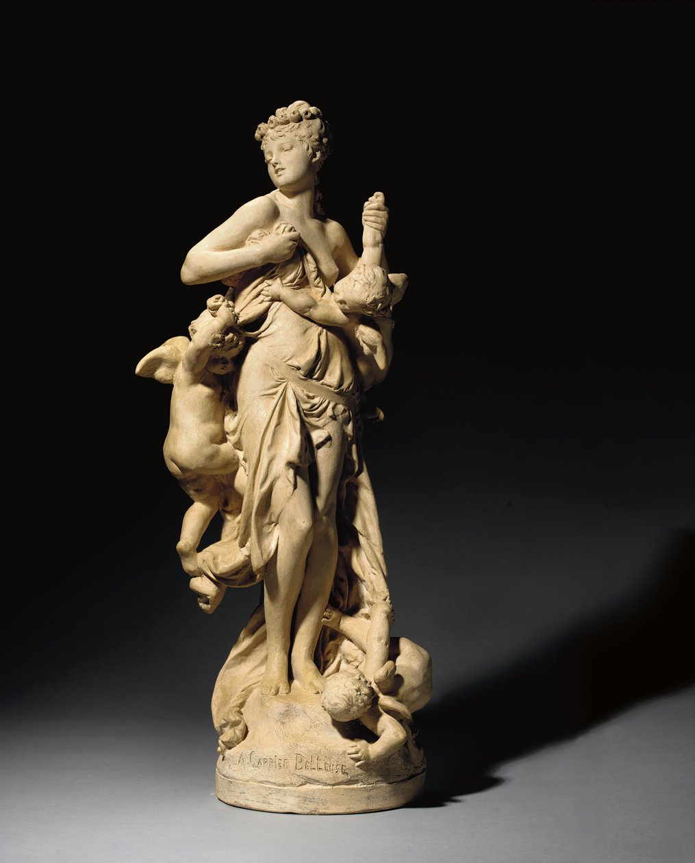 A szerelemtől gyötört ártatlanság; A szerelemtől gyötört ártatlanság, 1871; 1900 alkotó: Auguste Rodin