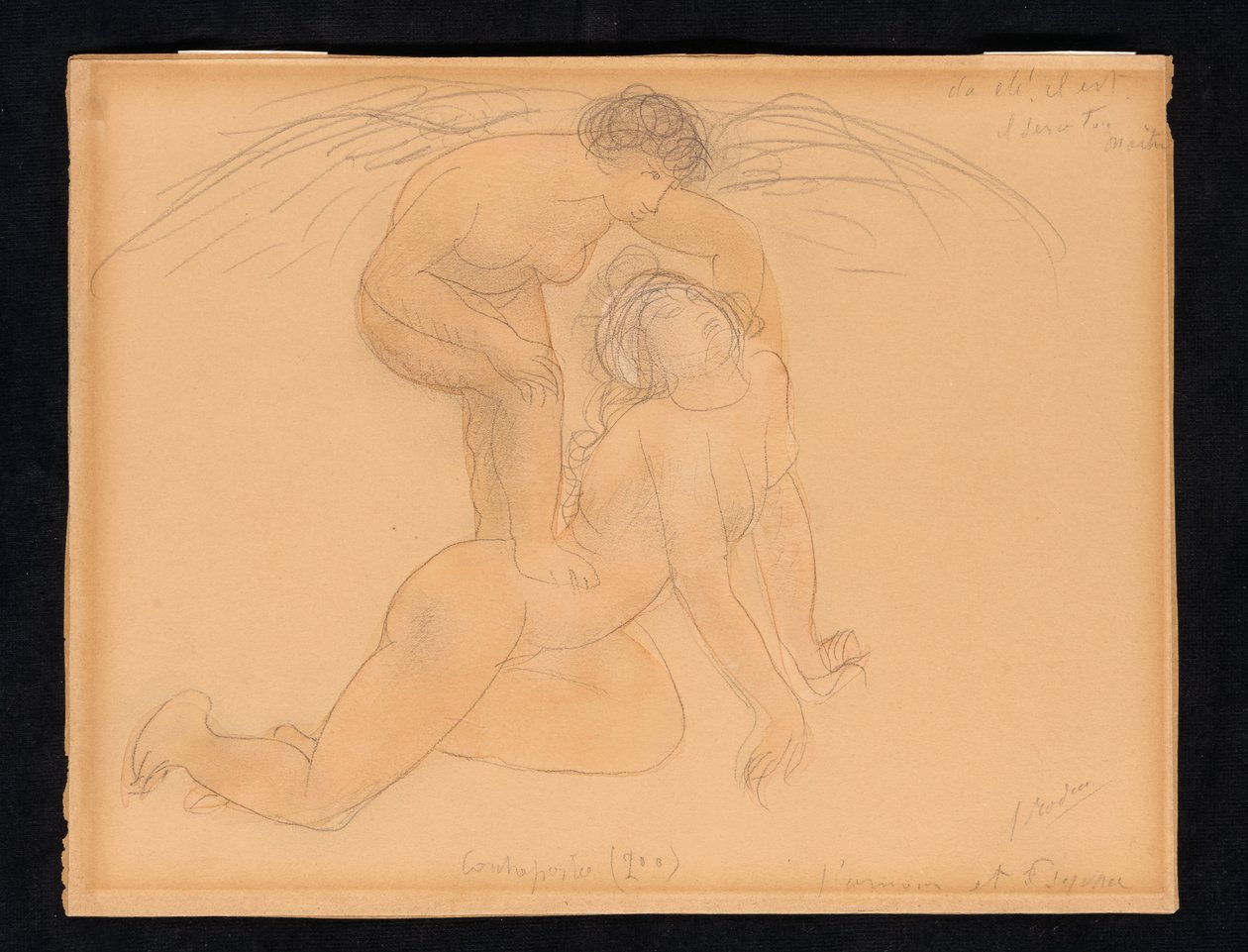 Ámor és psziché, 1900 körül alkotó: Auguste Rodin