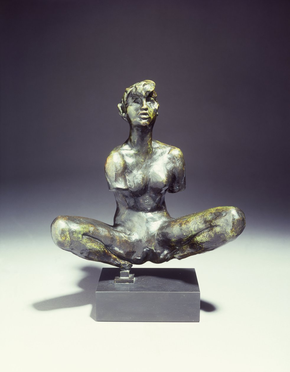 Nagy ülő fürdő; Grande Baigneuse Accroupie, alkotó: Auguste Rodin