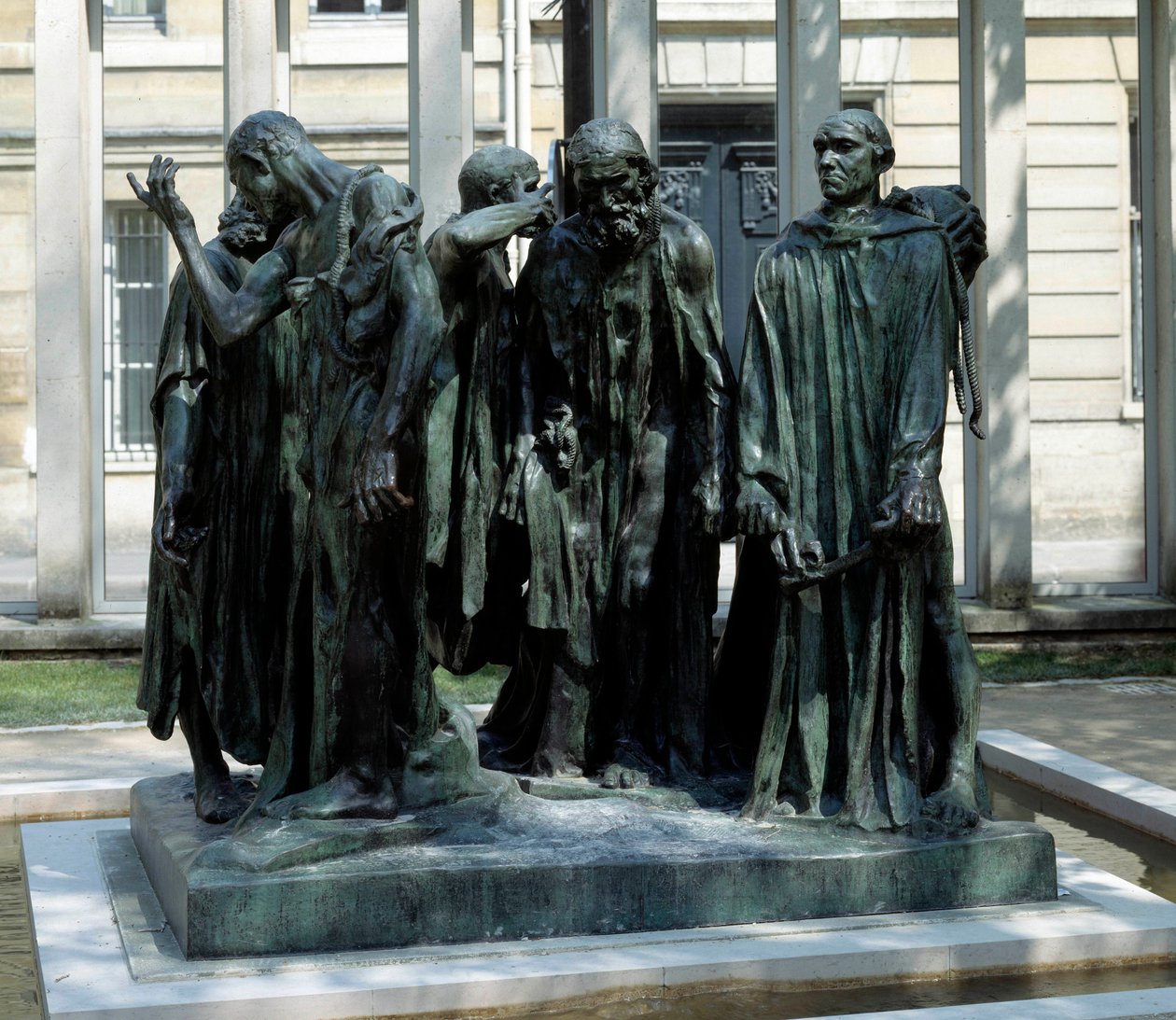 A calais-i polgár emlékműve Auguste Rodin (1840-1917) bronzszobra alkotó: Auguste Rodin
