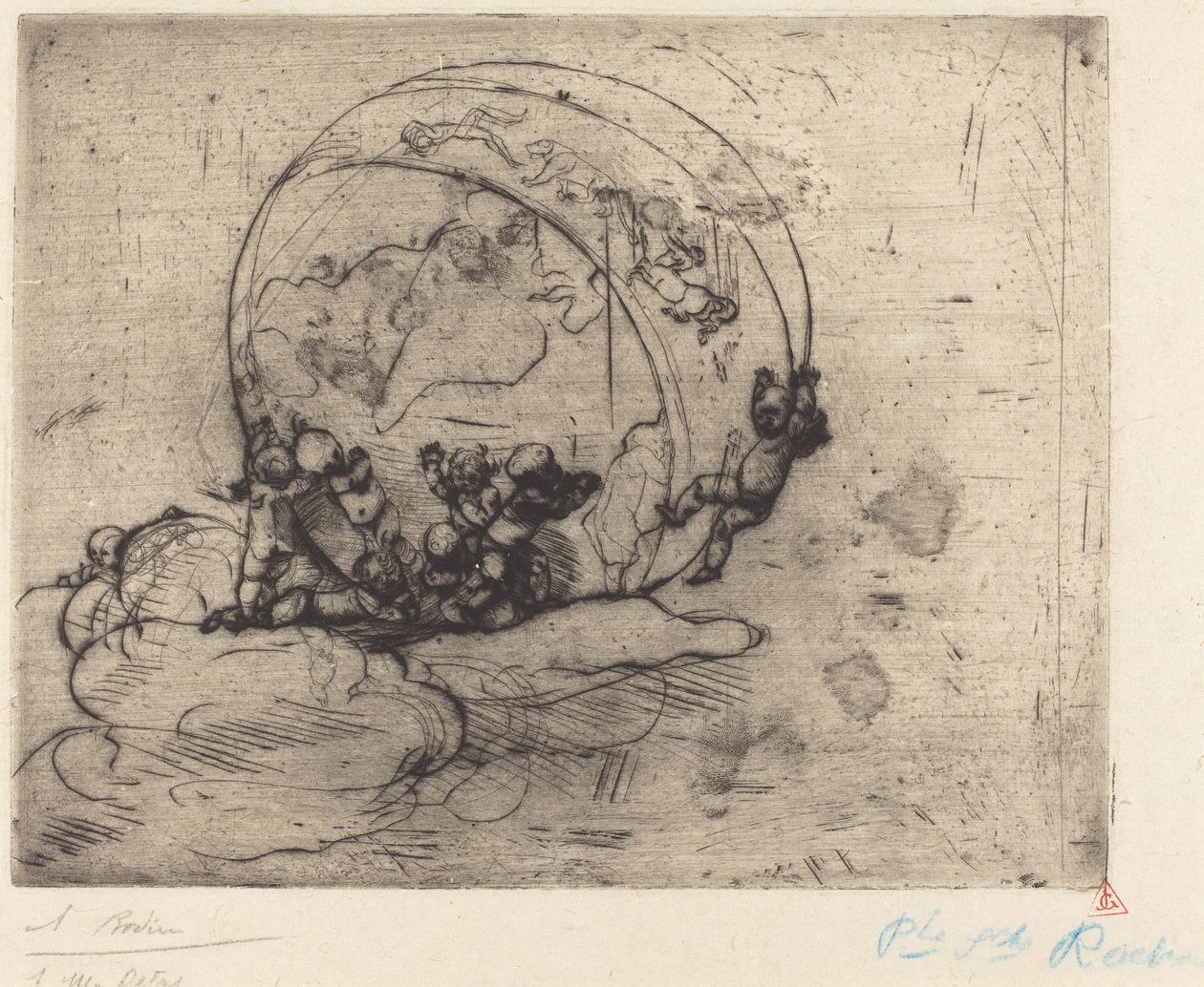 Les Amours Conduisant le Monde alkotó: Auguste Rodin