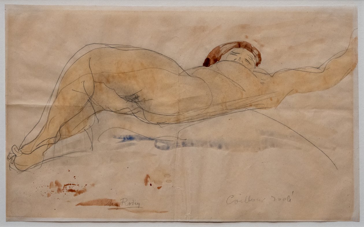 Fekvő női akt alkotó: Auguste Rodin