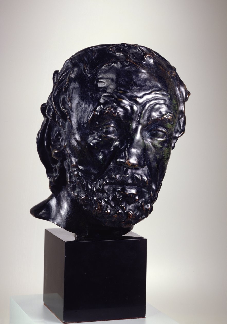Törött orrú ember, 1864 előtt alkotó: Auguste Rodin