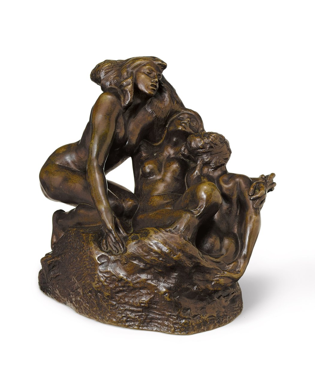 Nereidák vagy három sziréna, 1887; 1899 alkotó: Auguste Rodin