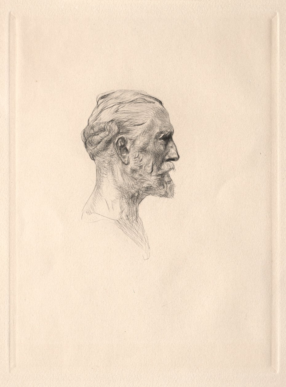 Antonin Proust portréja. alkotó: Auguste Rodin