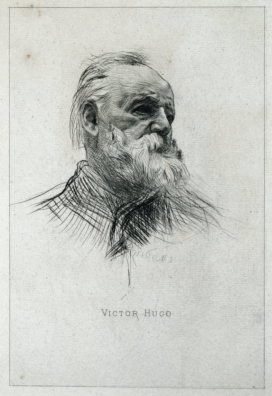 Victor Hugo író portréja alkotó: Auguste Rodin