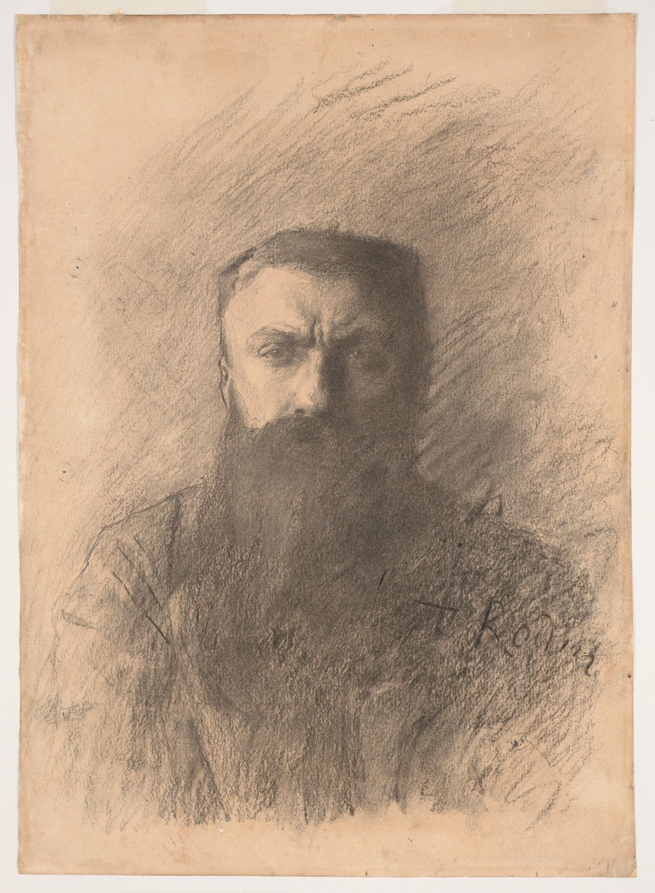 Önarckép, 1898. alkotó: Auguste Rodin