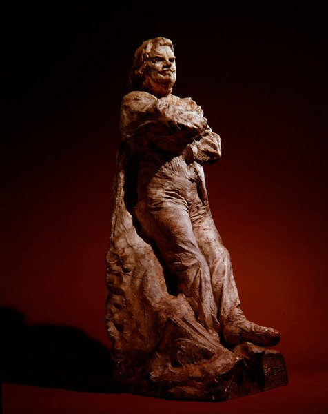 Tanulmány Balzacról köntösben, 1892-95 (gipsz) alkotó: Auguste Rodin