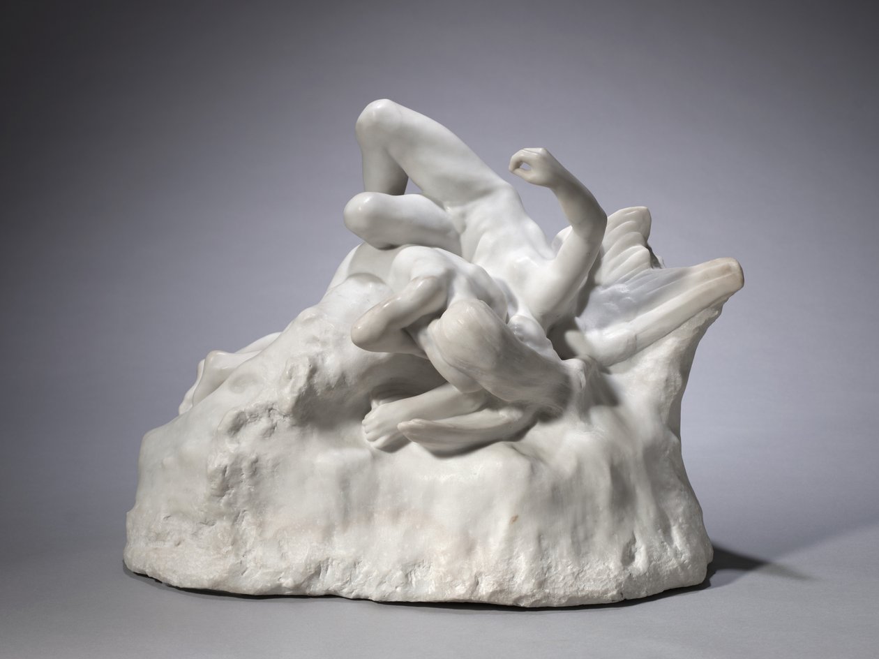Az angyalok bukása, 1890-1900 körül alkotó: Auguste Rodin