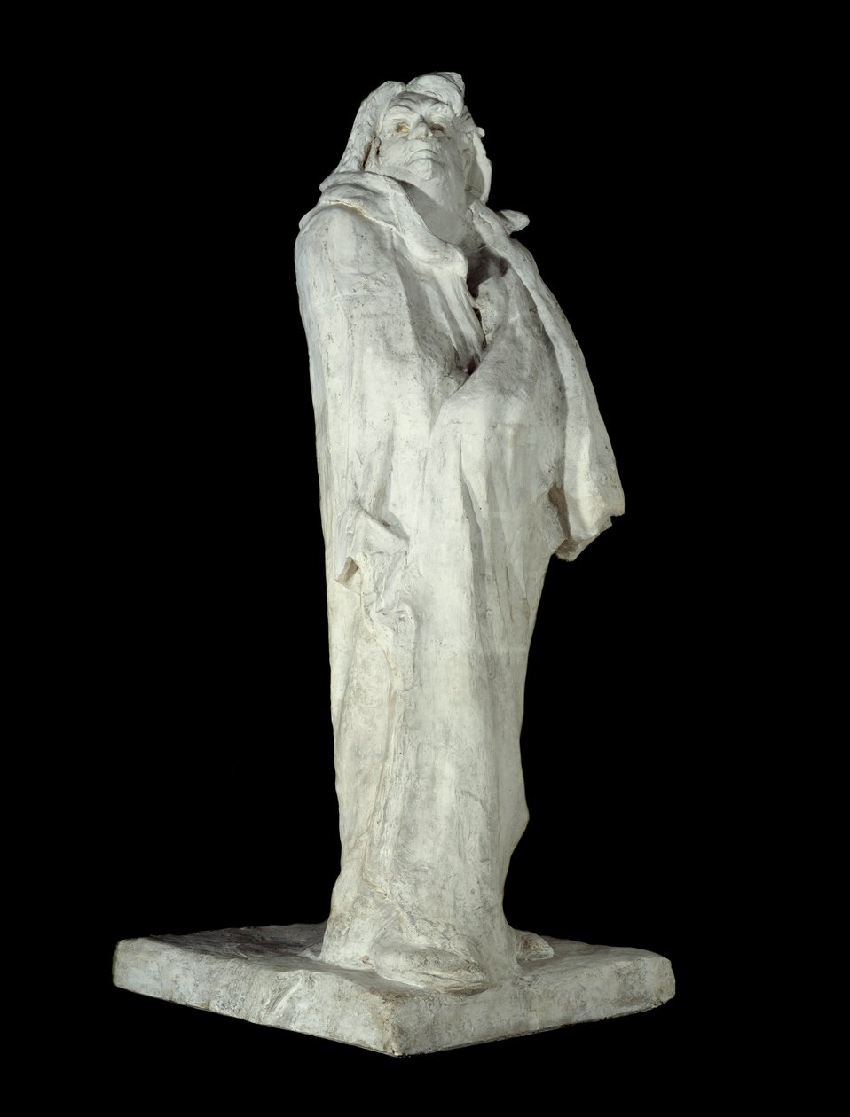 Honore de Balzac francia író (1799-1850). Auguste Rodin (1840-1917) gipszszobra 1898 Párizs, Musee d