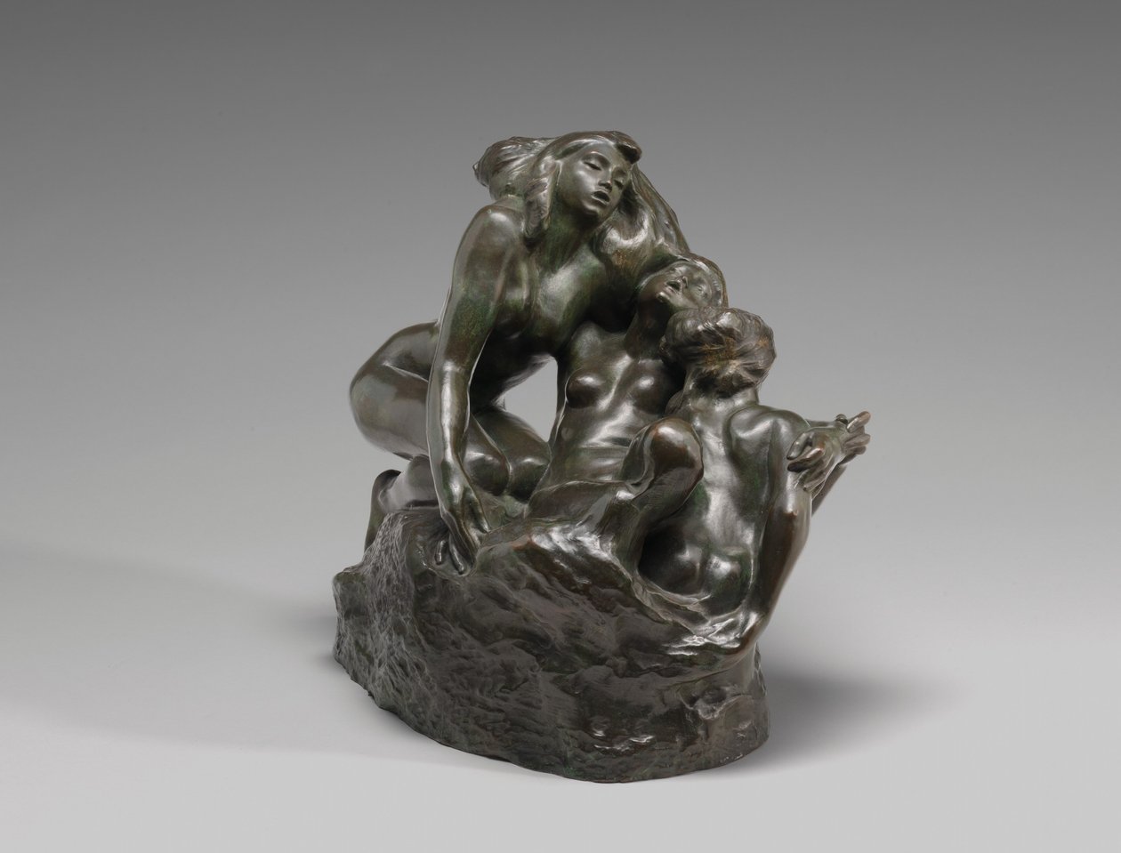 A Sirens, 1887 előtti modell, valószínűleg 1900-1920-at öntött. alkotó: Auguste Rodin