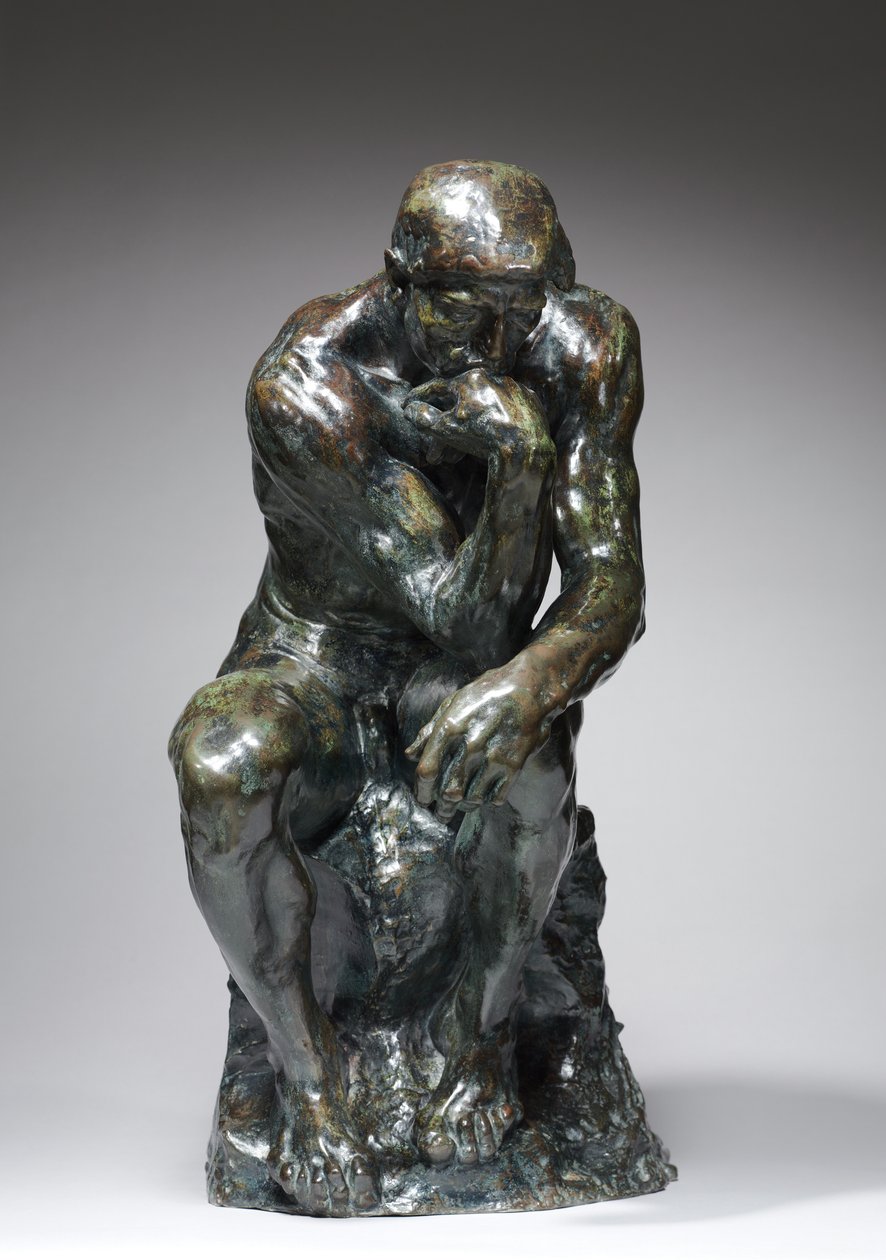 A gondolkodó, 1880 körül alkotó: Auguste Rodin