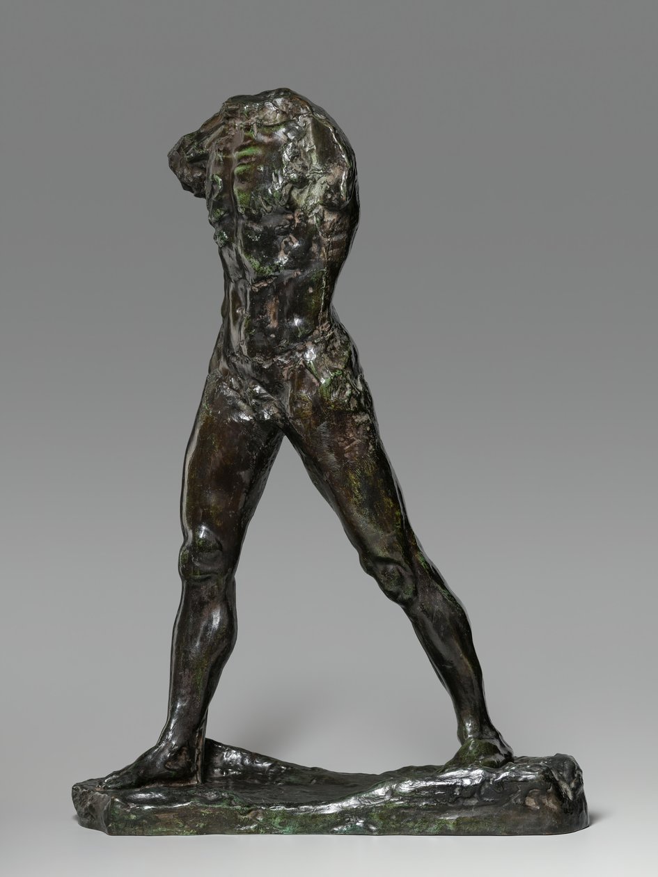 A sétáló ember, 18771900 mintájú, 1917 előtt öntötték. alkotó: Auguste Rodin