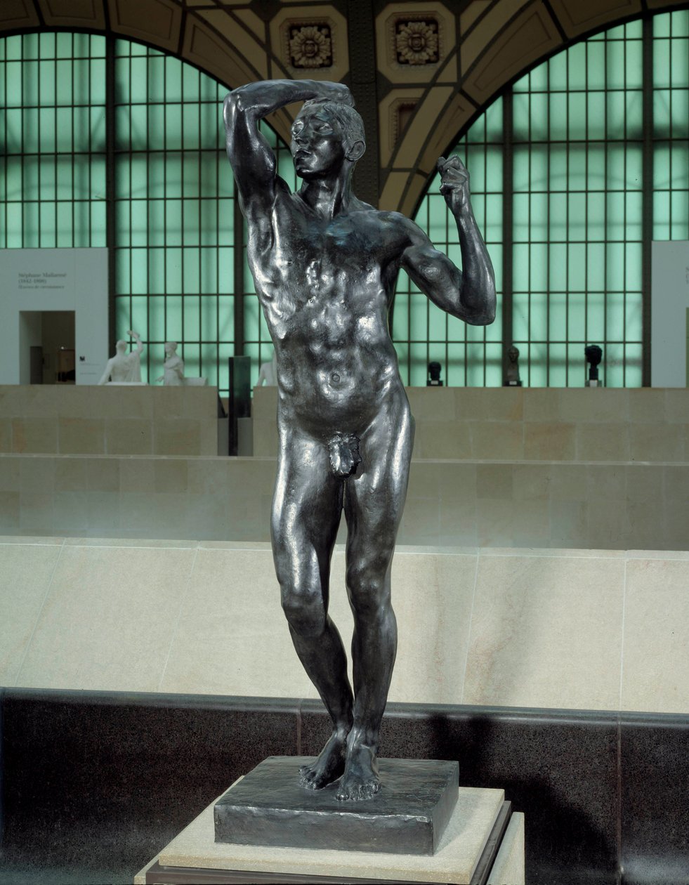Auguste Rodin (1840-1917) pimasz kor bronzszobra Dim. 178 x 59 x 61,5 cm. 1877 után. Musee d