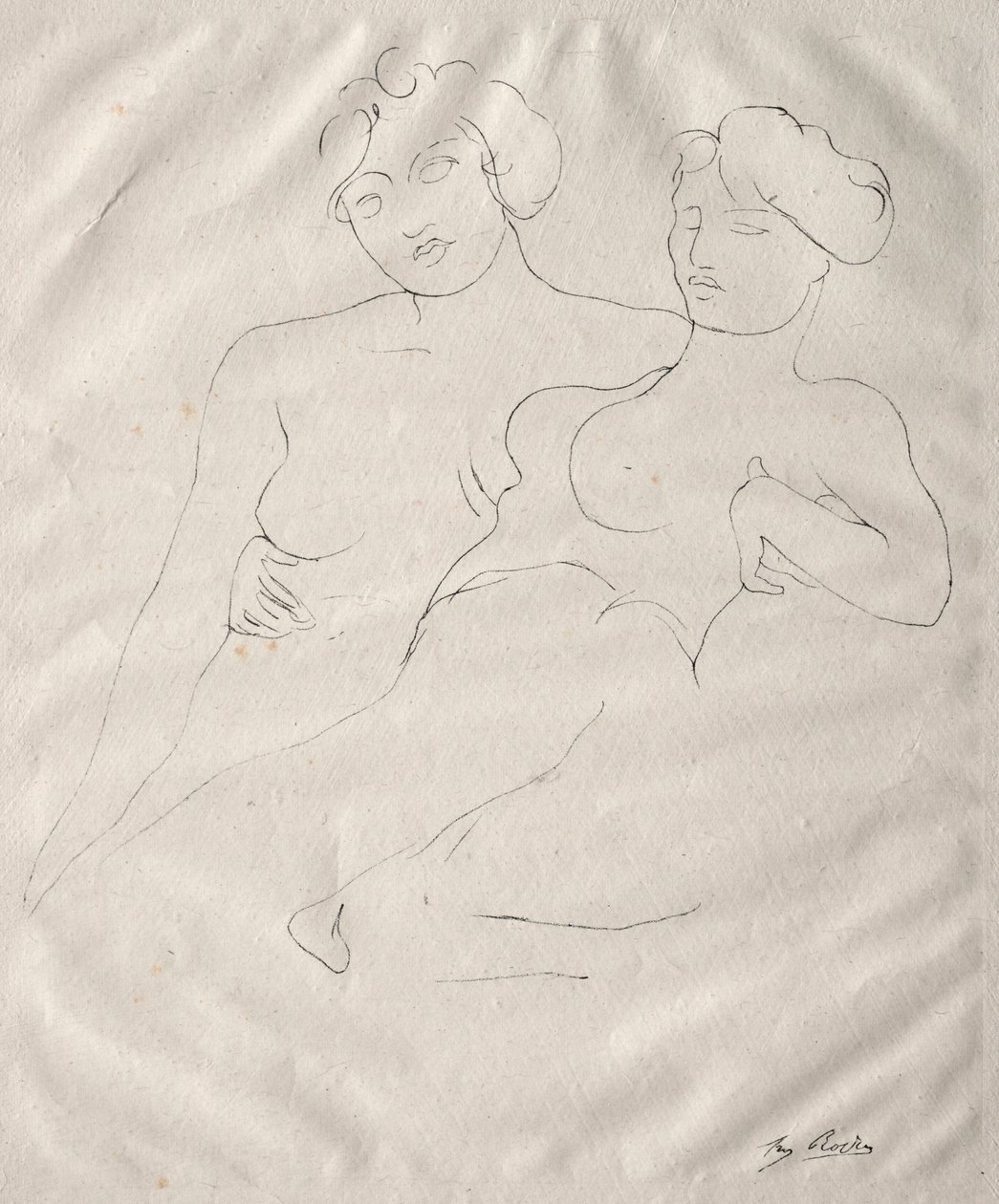 Két figura alkotó: Auguste Rodin