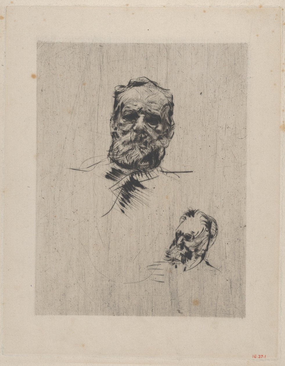 Victor Hugo teljes arc, 1885. alkotó: Auguste Rodin