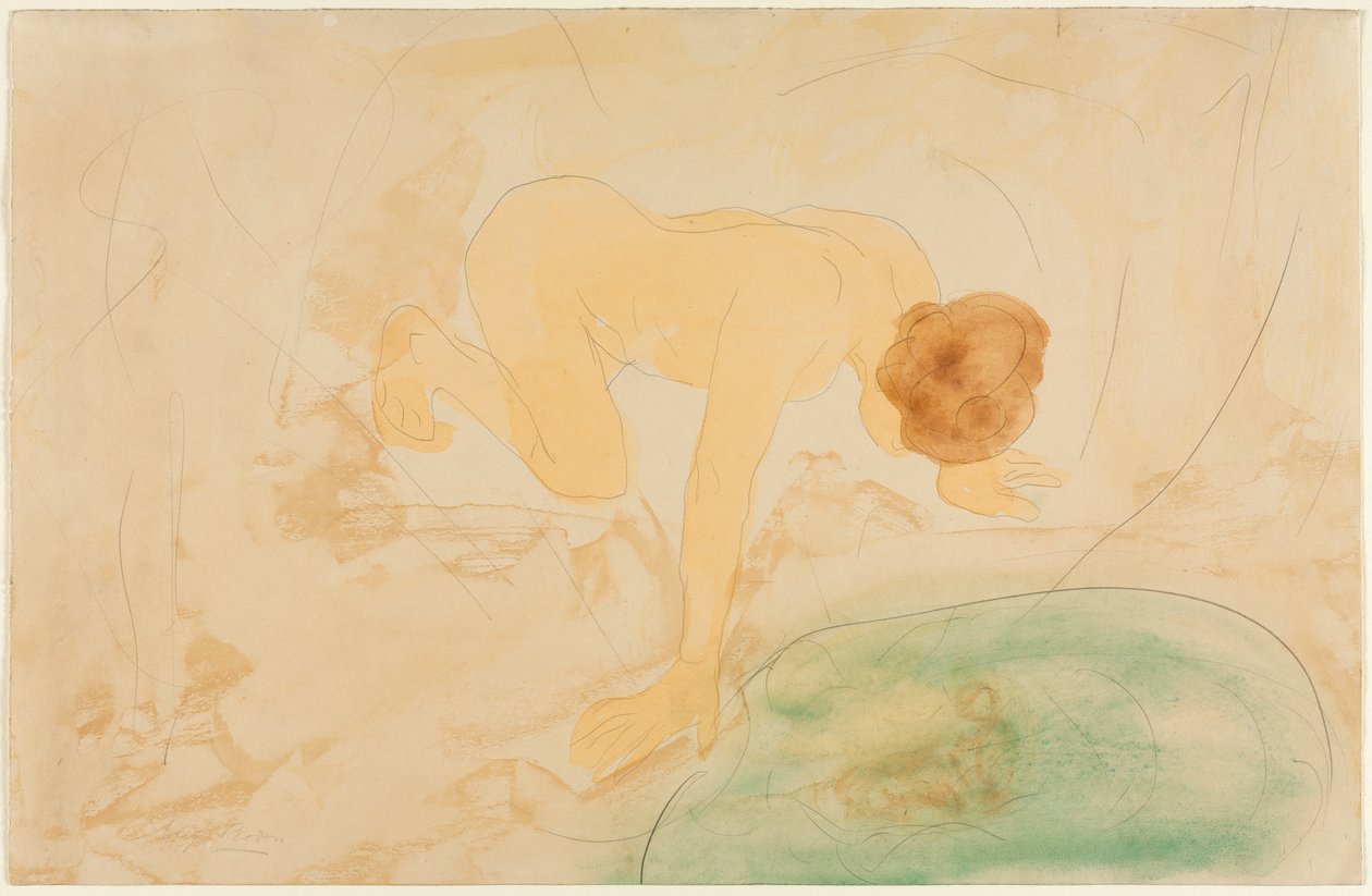 A Reflexió c. 1900-10. alkotó: Auguste Rodin Hand B