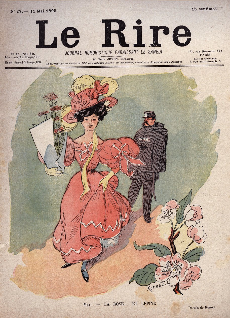 Május hónap - a rózsa és... Lepine (Louis Jean-Baptiste Lepine alkotó: Auguste Roedel