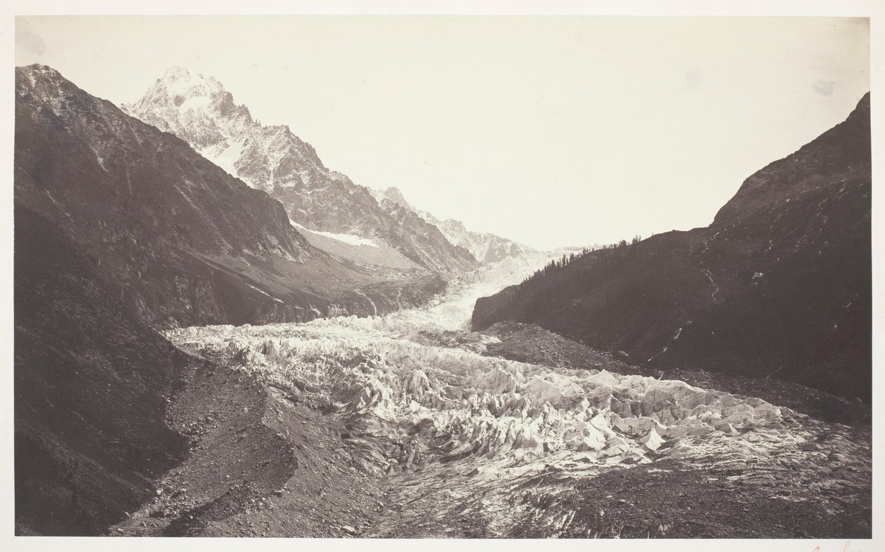 Savoie 48. Aiguille et glacier d’Argentières (Savoy 48. The Needle and the Argentières Glacier) alkotó: Auguste Rosalie Bisson