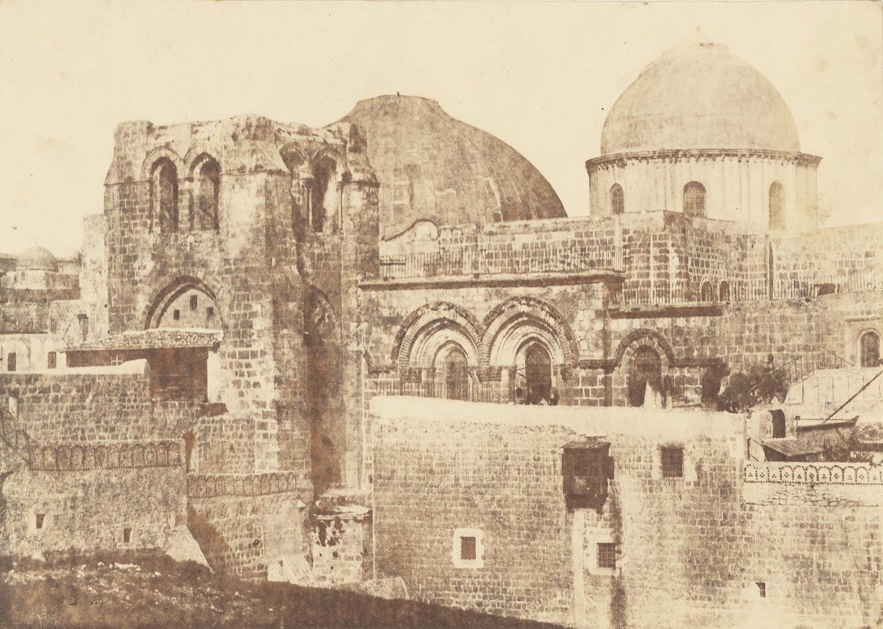 Jeruzsálem. Szent Sír. Általános nézet 2 alkotó: Auguste Salzmann
