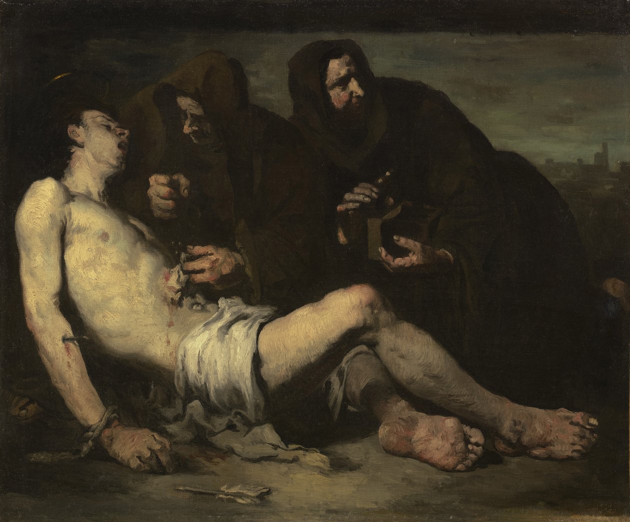 Szent Sebestyén vértanú, 1865 körül alkotó: Auguste Theodule Ribot