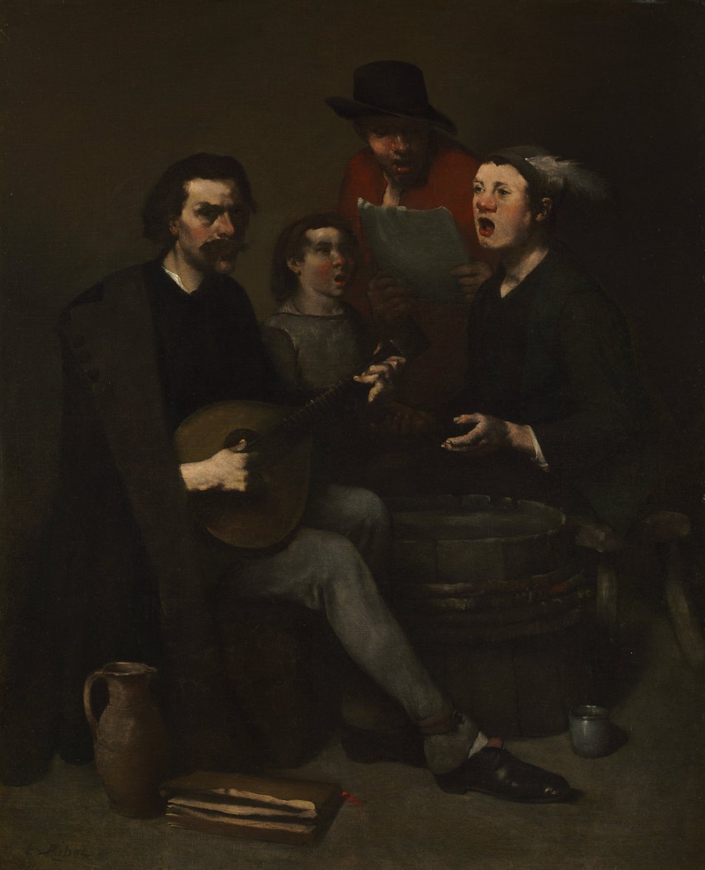 Énekesek alkotó: Auguste Theodule Ribot