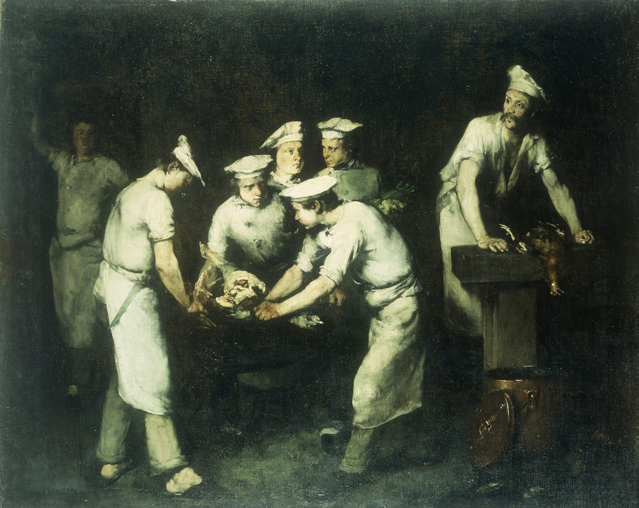 A szakácsok alkotó: Auguste Theodule Ribot